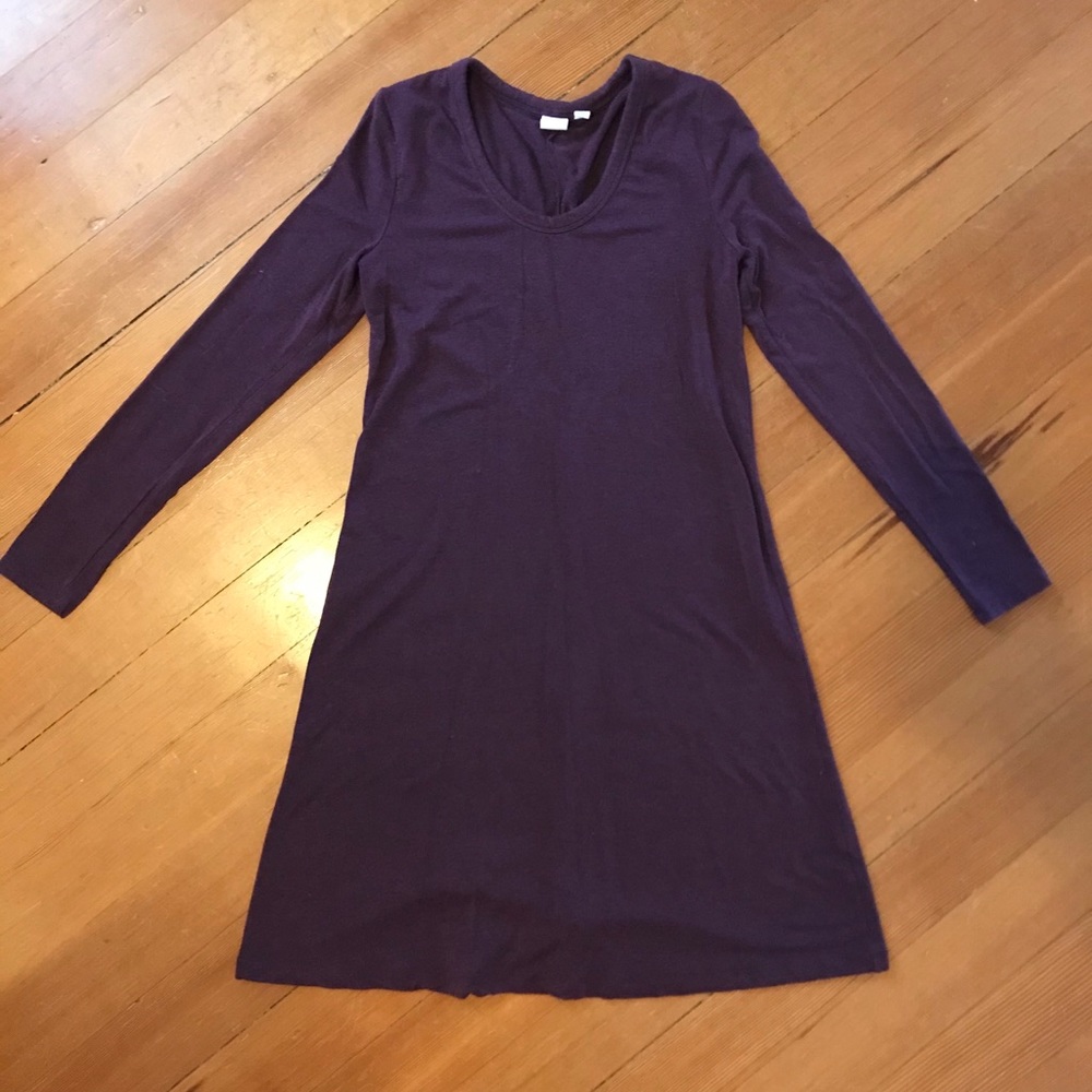gap dress, purple xs
